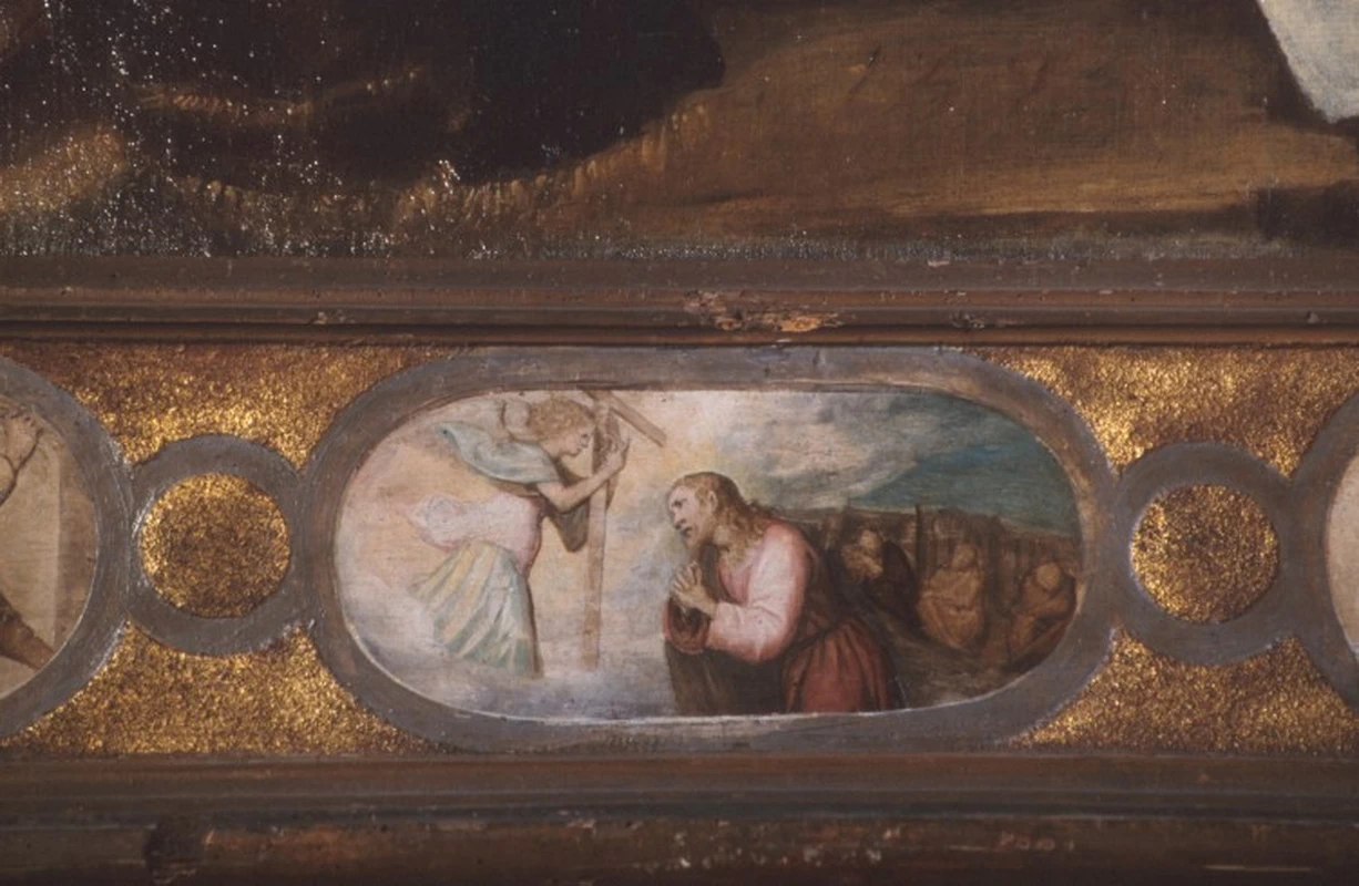  9-Orsola Caccia-Cornice con Misteri del Rosario  